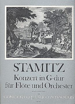 Karl Philipp Stamitz Notenblätter Konzert G-Dur für Flöte und Orchester