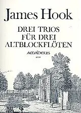 James Hook Notenblätter 3 Trios