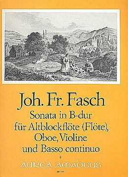 Johann Friedrich Fasch Notenblätter Sonate B-Dur