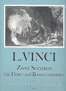 Leonardo Vinci Notenblätter 2 Sonaten D-Dur und G-Dur