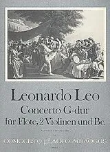 Leonardo Leo Notenblätter Concerto G-Dur für Flöte