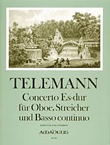 Georg Philipp Telemann Notenblätter CONCERTO ES-DUR FUER OBOE, STREI