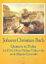 Johann Christian Bach Notenblätter Quintett D-Dur op.22,1