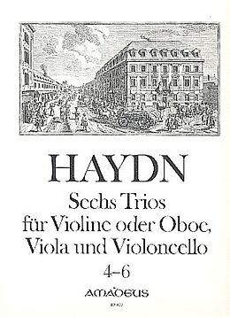 Franz Joseph Haydn Notenblätter 6 Trios Band 2 (nr.4-6)