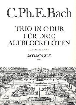 Carl Philipp Emanuel Bach Notenblätter Trio C-Dur