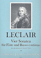 Jean Marie l'Ainé Leclair Notenblätter 4 Sonaten