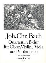 Johann Christian Bach Notenblätter Quartett B-Dur