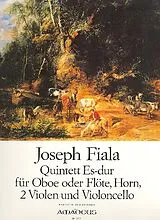 Joseph Fiala Notenblätter Quintett Es-Dur für Oboe (Flöte), Horn