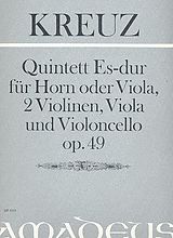 Emil Kreuz Notenblätter Quintett Es-Dur op.49 für Horn (Viola)