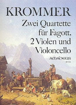 Franz Vinzenz Krommer Notenblätter 2 Quartette op.46 für Fagott