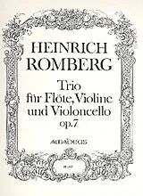 Heinrich Romberg Notenblätter Trio op.7 für Flöte, Violine