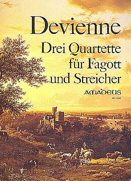 Francois Devienne Notenblätter 3 Quartette op.73 für Fagott