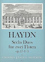 Franz Joseph Haydn Notenblätter 6 Duos op.17 Band 1 (Nr.1-3)