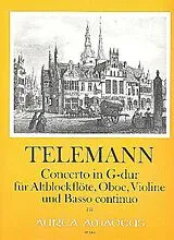 Georg Philipp Telemann Notenblätter Concerto G-Dur TWV43-G6