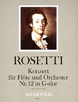 Antonio (Franz Anton Rössler) Rosetti Notenblätter KONZERT G-DUR NR.12 FUER