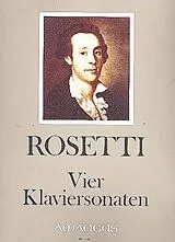 Antonio (Franz Anton Rössler) Rosetti Notenblätter 4 Sonaten