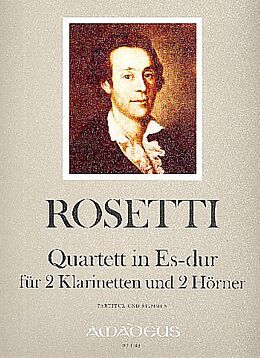 Antonio (Franz Anton Rössler) Rosetti Notenblätter Quartett Es-Dur für