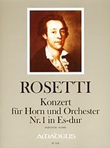 Antonio (Franz Anton Rössler) Rosetti Notenblätter Konzert Es-Dur RWVC49 für
