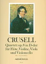 Bernhard Henrik Crusell Notenblätter Quartett D-Dur op.8