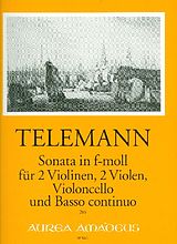 Georg Philipp Telemann Notenblätter Sonate f-Moll TWV44-32 für