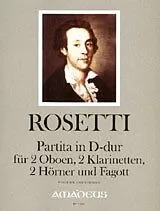 Antonio (Franz Anton Rössler) Rosetti Notenblätter PARTITA D-DUR FUER 2 OBOEN