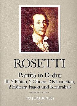 Antonio (Franz Anton Rössler) Rosetti Notenblätter Partita D-Dur für 2 Flöten, 2 Oboen