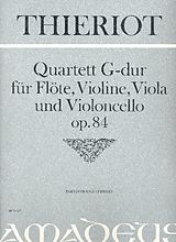 Ferdinand Thieriot Notenblätter Quartett G-Dur op.84 für Flöte, Violine