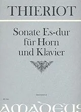 Ferdinand Thieriot Notenblätter Sonate Es-Dur für Horn und Klavier