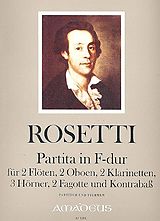 Antonio (Franz Anton Rössler) Rosetti Notenblätter Partita F-Dur RWVB18 für 2 Flöten, 2 Oboen