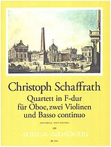 Christoph Schaffrath Notenblätter Quartett in F-Dur