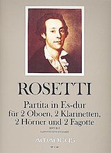 Antonio (Franz Anton Rössler) Rosetti Notenblätter Partita Es-Dur RWVB13 für 2 Oboen