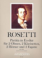 Antonio (Franz Anton Rössler) Rosetti Notenblätter Partita Es-Dur RWVB16 für 2 Oboen