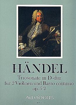 Georg Friedrich Händel Notenblätter Triosonate D-Dur op.5,2 für