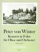 Peter von Winter Notenblätter Konzert F-Dur für Oboe