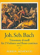 Johann Sebastian Bach Notenblätter Triosonate d-Moll BWV527