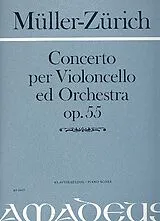Paul Müller-Zürich Notenblätter Konzert op.55 für Violoncello und Orchester