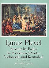 Ignaz Joseph Pleyel Notenblätter Sextett F-Dur op.37