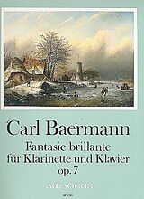 Carl Baermann Notenblätter Fantasie brillante op.7 für Klarinette