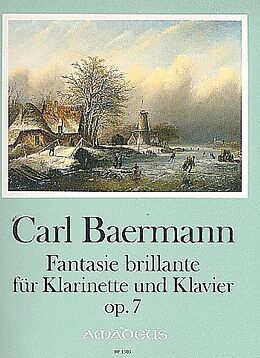 Carl Baermann Notenblätter Fantasie brillante op.7 für Klarinette