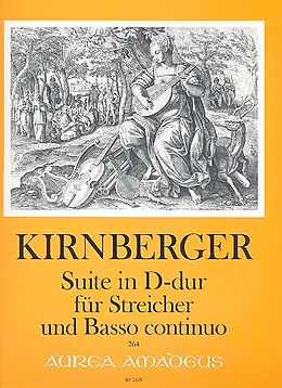 Johann Philipp Kirnberger Notenblätter Suite D-Dur für Streicher und Bc