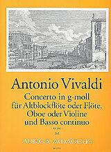Antonio Vivaldi Notenblätter Konzert g-Moll RV103