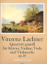 Vincenz Lachner Notenblätter Quartett g-Moll op.10 für Klavier
