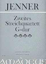Gustav Jenner Notenblätter Quartett G-Dur Nr.2 für 2 Violinen