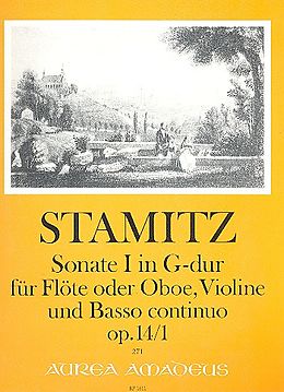 Karl Philipp Stamitz Notenblätter Sonate G-Dur op.14,1
