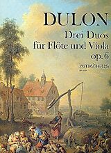 Friedrich Ludwig Dulon Notenblätter 3 Duos op.6
