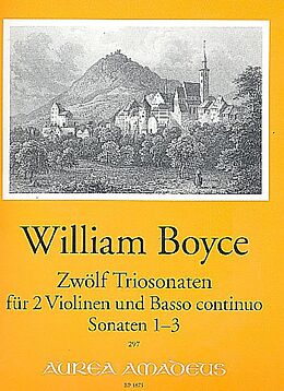William Boyce Notenblätter 12 Sonaten Band 1 (Nr.1-3)