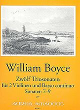 William Boyce Notenblätter 12 Sonaten Band 3 (Nr.7-9)