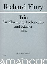 Richard Flury Notenblätter Trio für Klarinette, Cello u. Klav.(1950)