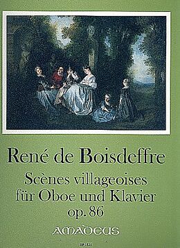 Charles Henri René Boisdeffre Notenblätter Scènes villageoises op.86 für Oboe