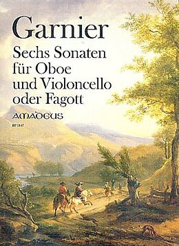 Francois-Joseph Garnier Notenblätter 6 Sonaten für Oboe und Violoncello (Fagott)